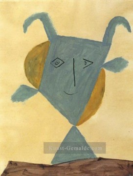  faun - Tete faune vert 1946 kubist Pablo Picasso